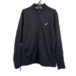 Greyson Utah Jazz Full Zip Performance Jacket Black Large Sequoia Lux NBA Golf